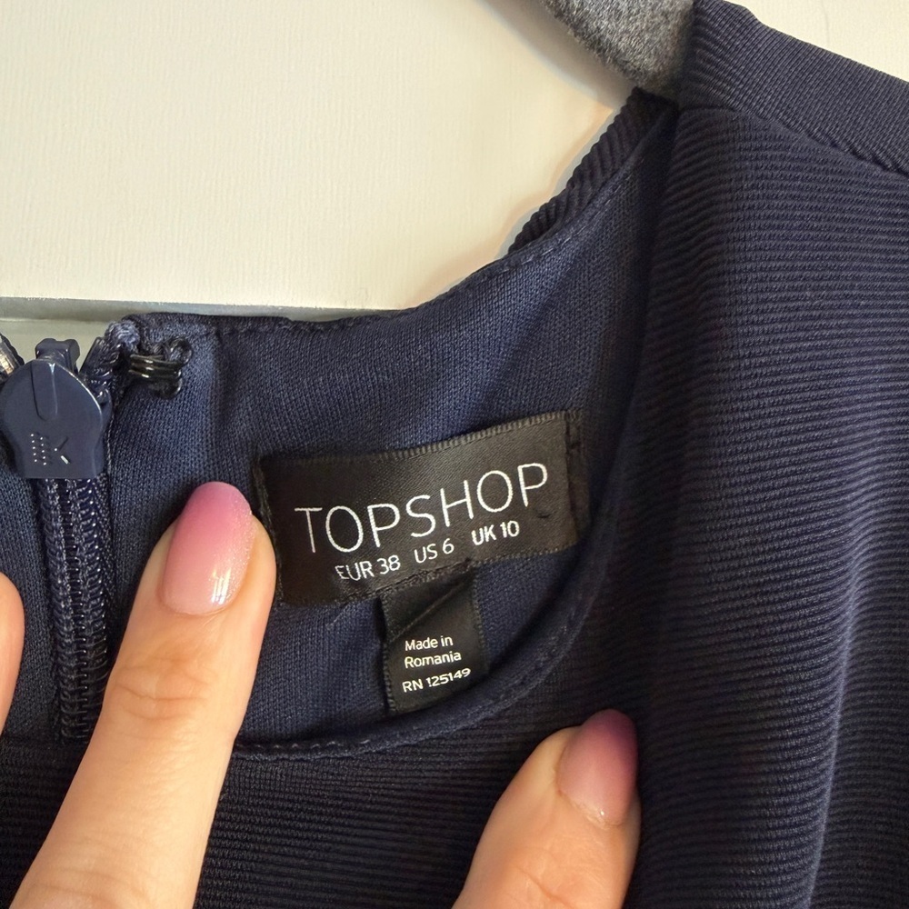 Topshop Beaded Cutout Dress - Picture 3 of 3